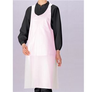 （まとめ） 宇都宮製作 ポリエプロン ディスポタイプ M 半透明 1パック（50枚） 【×3セット】