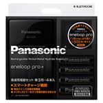 パナソニック 急速充電器セット 4列 eneloop pro単3形4本付 K-KJ21HCC40 1パック