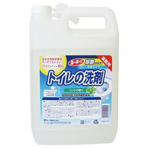 （まとめ） 第一石鹸 ルーキーV トイレの洗剤 中性 4L 1本 【×4セット】