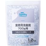 （まとめ） エステー サニティー 業務用消臭剤 室内用 シャワーソープ つめかえ 1.2kg 1個 【×5セット】