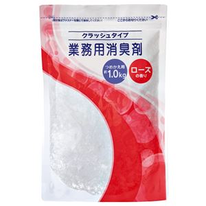 （まとめ） ワダイ 業務用消臭剤 ローズ つめかえ用 1.0kg AGT-008 1個 【×5セット】