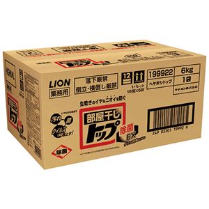 （まとめ） ライオン 部屋干しトップ 除菌EX 6kg 1個 【×2セット】