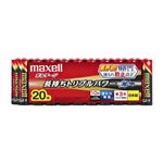 （まとめ） マクセル アルカリ乾電池 ボルテージ 単3形 LR6（T） 20P 1パック（20本） 【×3セット】