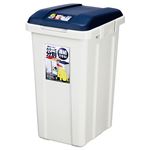 （まとめ） アスベル 分別ダストボックス ジョイント式 45L ブルー 1個 【×3セット】