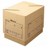 （まとめ） ライオン事務器 文書保存箱 強化タイプ A4用 内寸W420×D325×H295mm SC-31 1個 【×5セット】