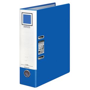 （まとめ） コクヨ レバッチファイル（ジャパンスタンダード） A4タテ 2穴 480枚収容 背幅76mm 青 フ-AL290B 1冊 【×5セット】