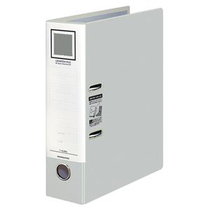 （まとめ） コクヨ レバッチファイル（ジャパンスタンダード） A4タテ 2穴 480枚収容 背幅76mm シルバー フ-AL290C 1冊 【×5セット】