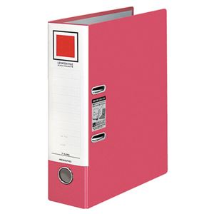 （まとめ） コクヨ レバッチファイル（ジャパンスタンダード） A4タテ 2穴 480枚収容 背幅76mm 赤 フ-AL290R 1冊 【×5セット】