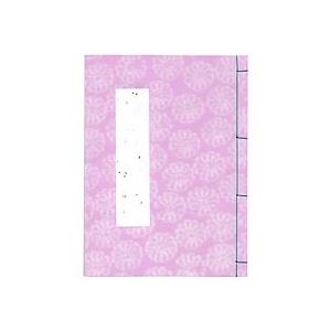 （まとめ） 和本芳名帳 罫入 紫 ベ139 1冊 【×5セット】