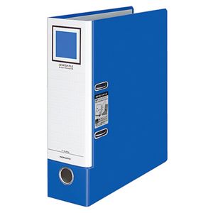 （まとめ） コクヨ レバッチファイル（ジャパンスタンダード） A4タテ 2穴 680枚収容 背幅93mm 青 フ-AL200B 1冊 【×5セット】