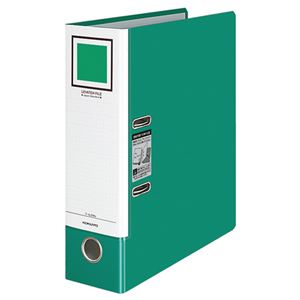 （まとめ） コクヨ レバッチファイル（ジャパンスタンダード） A4タテ 2穴 680枚収容 背幅93mm 緑 フ-AL200G 1冊 【×5セット】