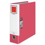 （まとめ） コクヨ レバッチファイル（ジャパンスタンダード） A4タテ 2穴 680枚収容 背幅93mm 赤 フ-AL200R 1冊 【×5セット】