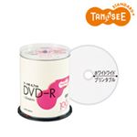 TANOSEE データ用DVD-R 4.7GB ワイドプリンターブル スピンドルケース DHR47JP100T 1パック(100枚)