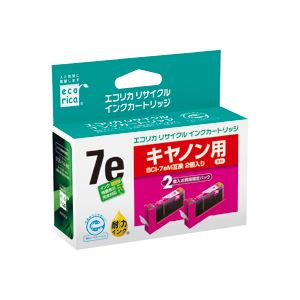 エコリカ リサイクルインクカートリッジ ECI-CA07EM-2PT 2個パック