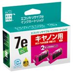エコリカ リサイクルインクカートリッジ ECI-CA07EM-2PT 2個パック