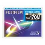 （まとめ） 富士フィルム FUJI DAT72 4mmDDS-5 データカートリッジ 36GB（圧縮時 72GB） DAT72 DG5-170M W F GW 1巻 【×3セット】