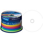 （まとめ） バーベイタム データ用DVD-R 4.7GB 1-16倍速 スピンドルケース DHR47JP50V3 1パック（50枚） 【×2セット】