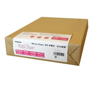（まとめ） 長門屋商店 ホワイトペーパー B5 中厚口 70kg ナ-501 1冊（500枚） 【×5セット】