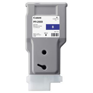 （まとめ） キャノン Canon インクタンク PFI-206 顔料ブルー 300ml 5311B001 1個 【×3セット】