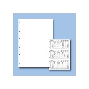 エプソン EPSON 振替伝票 A4 白紙 3分割パンチ穴 AZ42PT 1箱(100枚)