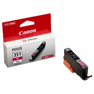 （まとめ） キャノン Canon インクタンク BCI-351XLM マゼンタ 大容量 6440B001 1個 【×3セット】
