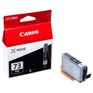 （まとめ） キャノン Canon インクタンク PGI-73PBK フォトブラック 6393B001 1個 【×5セット】