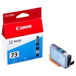 （まとめ） キャノン Canon インクタンク PGI-73C シアン 6394B001 1個 【×5セット】