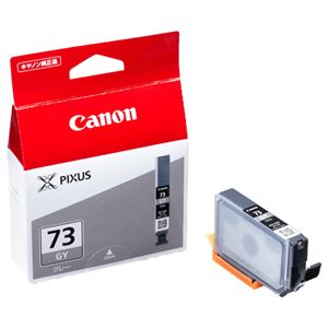 （まとめ） キャノン Canon インクタンク PGI-73GY グレー 6399B001 1個 【×5セット】