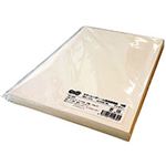 （まとめ） TANOSEE カラーレーザー・IJ用名刺用紙 10面 アイボリー 1冊（100シート） 【×5セット】