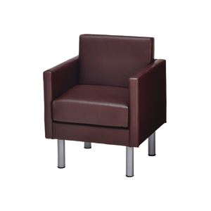 アール・エフ・ヤマカワ コンパクトソファ1人用 ダーク RFESF-1DB 1台