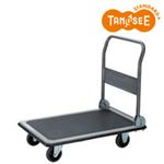 TANOSEE スチール台車(折りたたみ式) 300kg荷重 黒 1台