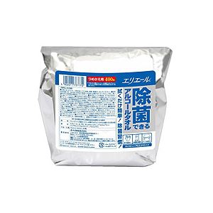 大王製紙 エリエール 除菌できるアルコールタオル 大容量 つめかえ用 1パック(400枚)