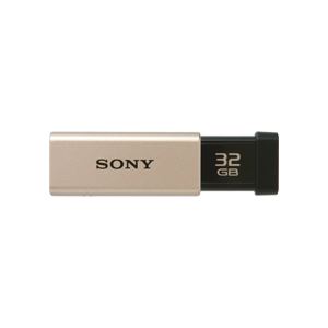 ソニー USBメモリー ポケットビット Tシリーズ 32GB ゴールド USM32GT N 1個