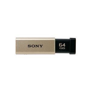 ソニー USBメモリー ポケットビット Tシリーズ 64GB ゴールド USM64GT N 1個