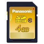 （まとめ） パナソニック SDHCメモリーカード 4GB Class10 RP-SDWA04GJK(1枚) 【×2セット】