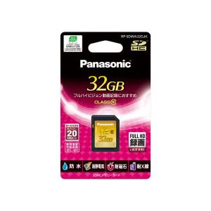 パナソニック SDHCメモリーカード 32GB Class10 RP-SDWA32GJK 1枚