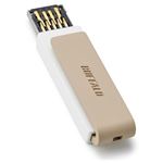 （まとめ） バッファロー キャップレスデザイン USB3.0用 USBメモリー 8GB ブラウン RUF3-CP8G-BR 1個 【×2セット】