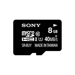 （まとめ） ソニー microSDHCメモリーカード UHS-I 8GB Class10 SR-8UYA 1枚 【×2セット】