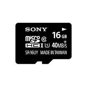 ソニー microSDHCメモリーカード UHS-I 16GB Class10 SR-16UYA 1枚