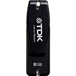 （まとめ） TDK Nano Drive 8GB ブラック UFD8GE-NPBK-T 1個 【×4セット】