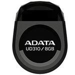 （まとめ） エーデータ USBメモリー 2.0規格 8GB ブラック AUD310-8G-RBK 1個 【×4セット】