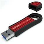 （まとめ） エーデータ USBメモリー 3.0規格 8GB レッド AS107-8G-RRD 1個 【×3セット】