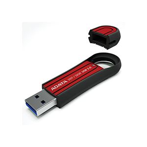（まとめ） エーデータ USBメモリー 3.0規格 16GB レッド AS107-16G-RRD 1個 【×2セット】