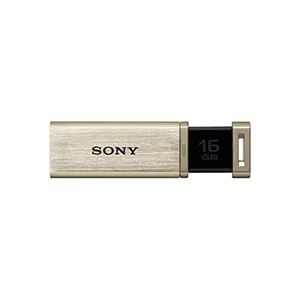 ソニー USBメモリー ポケットビット QXシリーズ ノックスライド式高速 16GB ゴールド USM16GQX N 1個