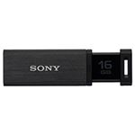 ソニー USBメモリー ポケットビット QXシリーズ ノックスライド式高速 16GB ブラック USM16GQX B 1個