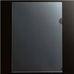 （まとめ） TANOSEE 再生クリアホルダー A4 厚口（0.3mm） クリア 1パック（50枚） 【×3セット】