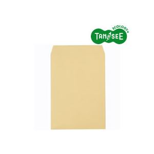 TANOSEE R40クラフト封筒 角2 85g/m2 業務用パック 1箱(500枚)