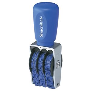 （まとめ） シャチハタ 回転ゴム印 エルゴグリップ 本西暦日付 4号 明朝体 NFH-4M 1個 【×4セット】