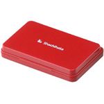 シャチハタ スタンプ台 特大形 赤 HGN-4-R 1個