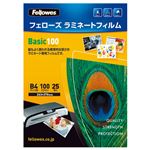 （まとめ） フェローズ ラミネートフィルム B4 100μ 5400901 1パック（25枚） 【×4セット】